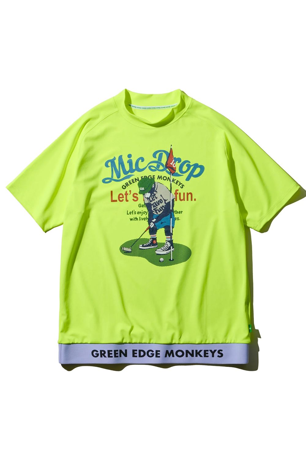GREEN EDGE MONKEYS - 【26SS】 RIBBED HEM MOCK NECK / モンキー