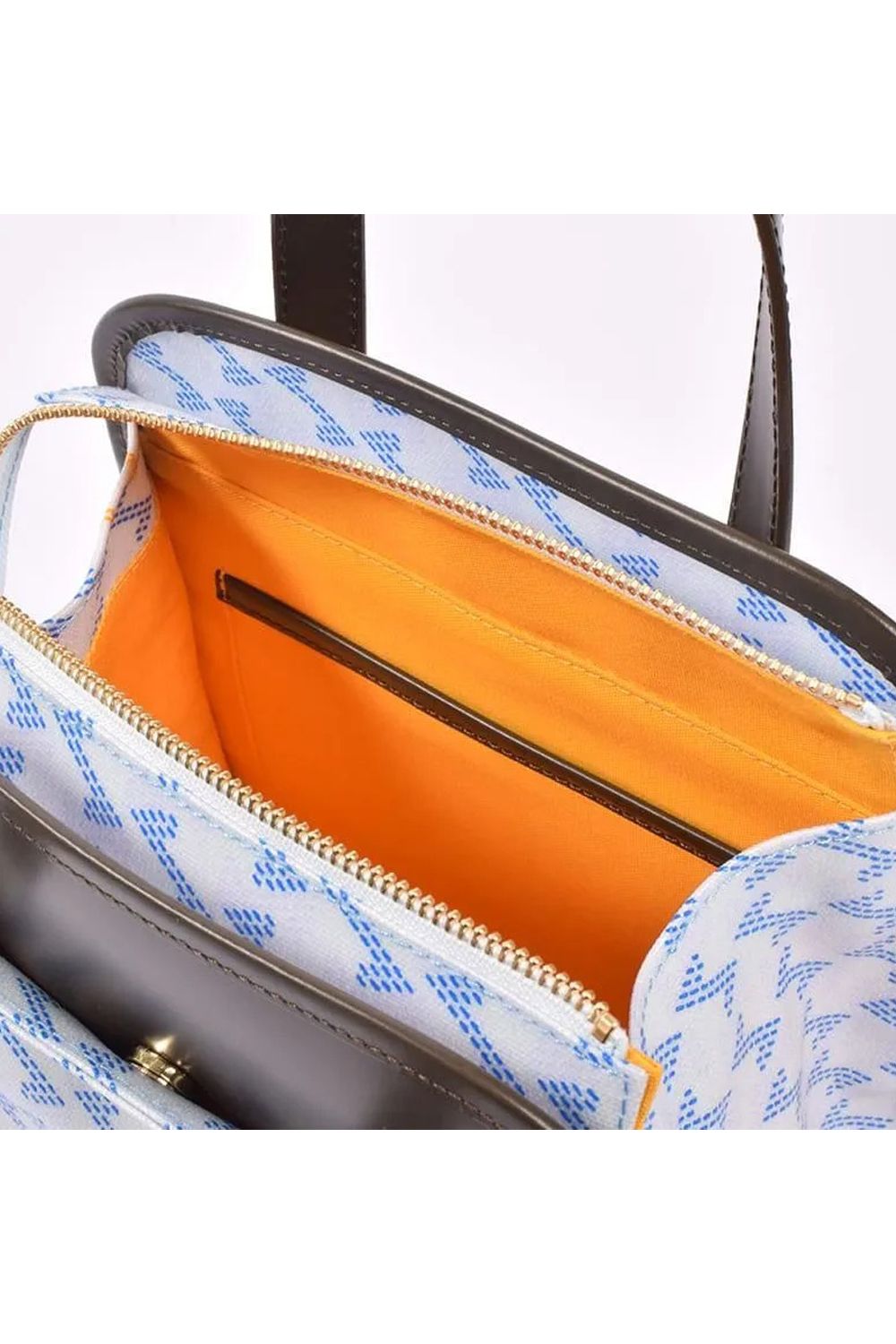 【26SS】 LANIUS TETRA (ラニウス テトラ) / ブランドオリジナルテキスタイル スリム カートバッグ (アクア)*