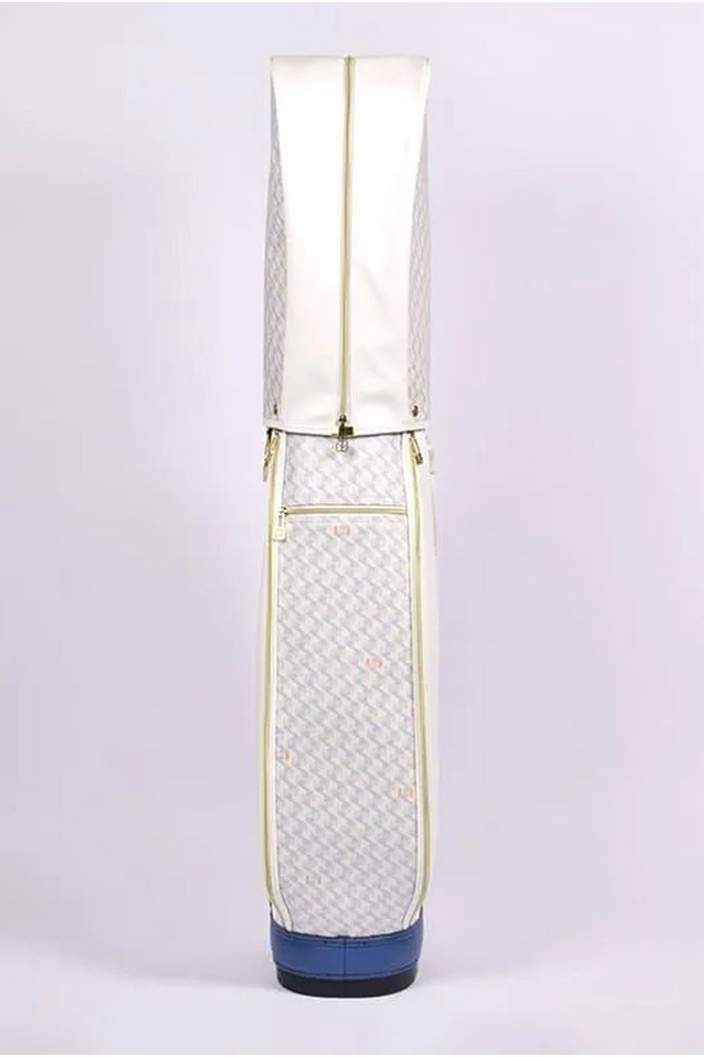 【10周年記念限定品】 RALLINA (ラリーナ) / ブランドオリジナルテキスタイル カートタイプ キャディバッグ （オーシャンホワイト）