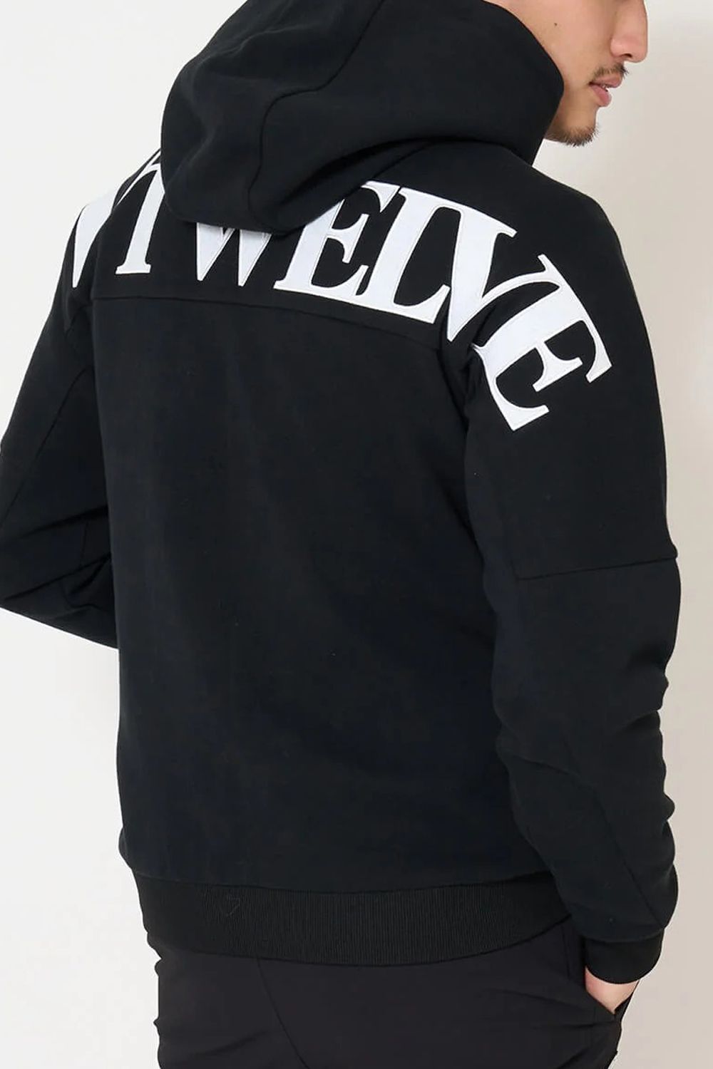 【26AW】 BACK AWA PARKA / バックロゴ プルオーバーフーディー (ブラック)