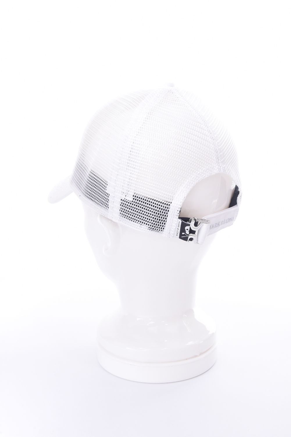 【26SS】 RADIANT MESH CAP / ラインストーンスカルロゴ メッシュキャップ (ホワイト)