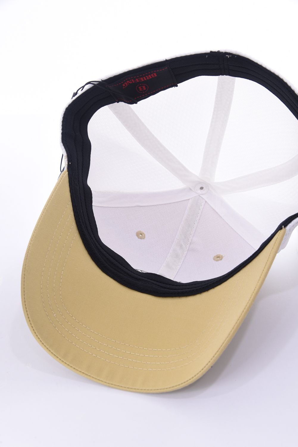 MENS MESH CAP FLEX FIT / サークルロゴ メッシュキャップ ベージュ