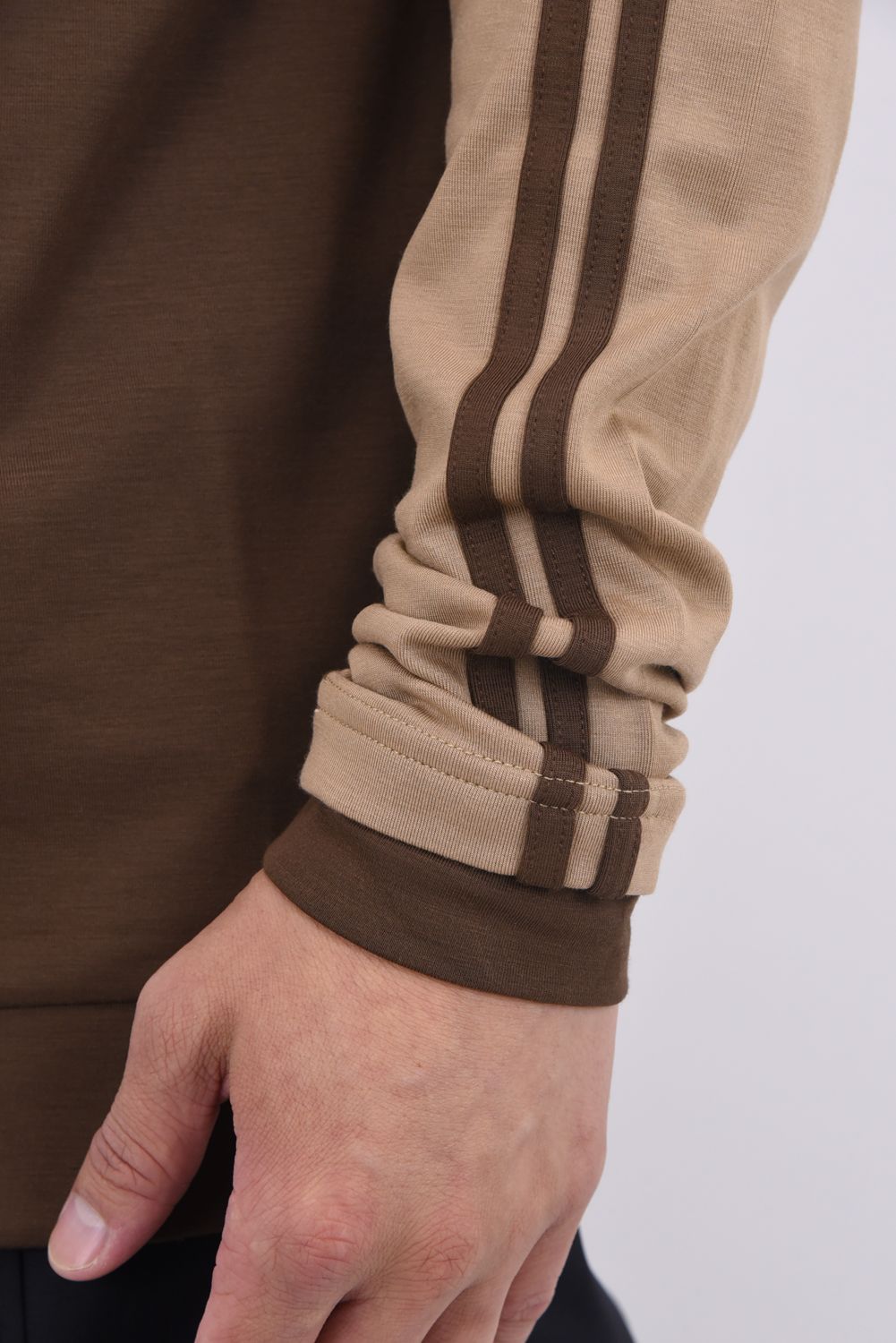 【2025AW】 EVER ENHANCED FLEECE TURTLE SHIRT / ブランクスカル ロングスリーブ タートルネックシャツ (ブラウン)