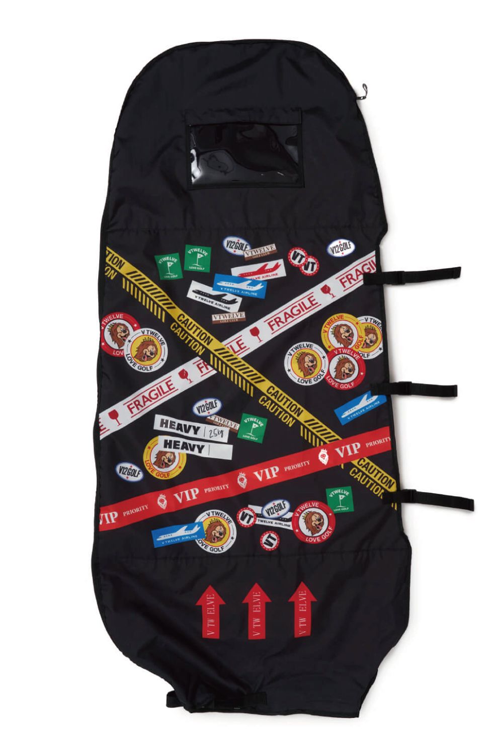 【26SS】 NICE TRIP / ステッカープリント トラベルケース (ブラック)