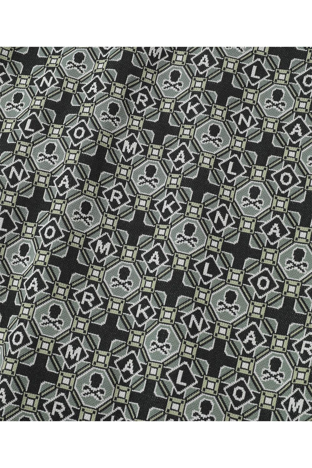 【2025AW 木村拓哉さん着用 VOL.7】 ROSETTE JACQUARD JERSEY HOODIE / ジオメトリックパターン 裏起毛 フーデッドジャケット (カーキ)