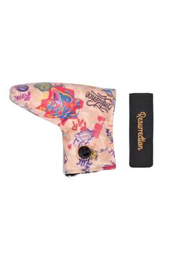 【金田久美子プロエディション】 Putter Cover / ブランドオリジナルテキスタイル パターカバー ピンタイプ (グラフィティベージュ)