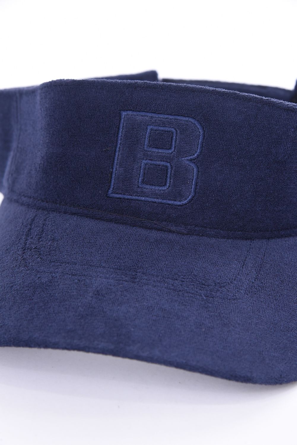 MEN’S PILE INITIAL VISOR / パイル地 サンバイザー （ネイビー）