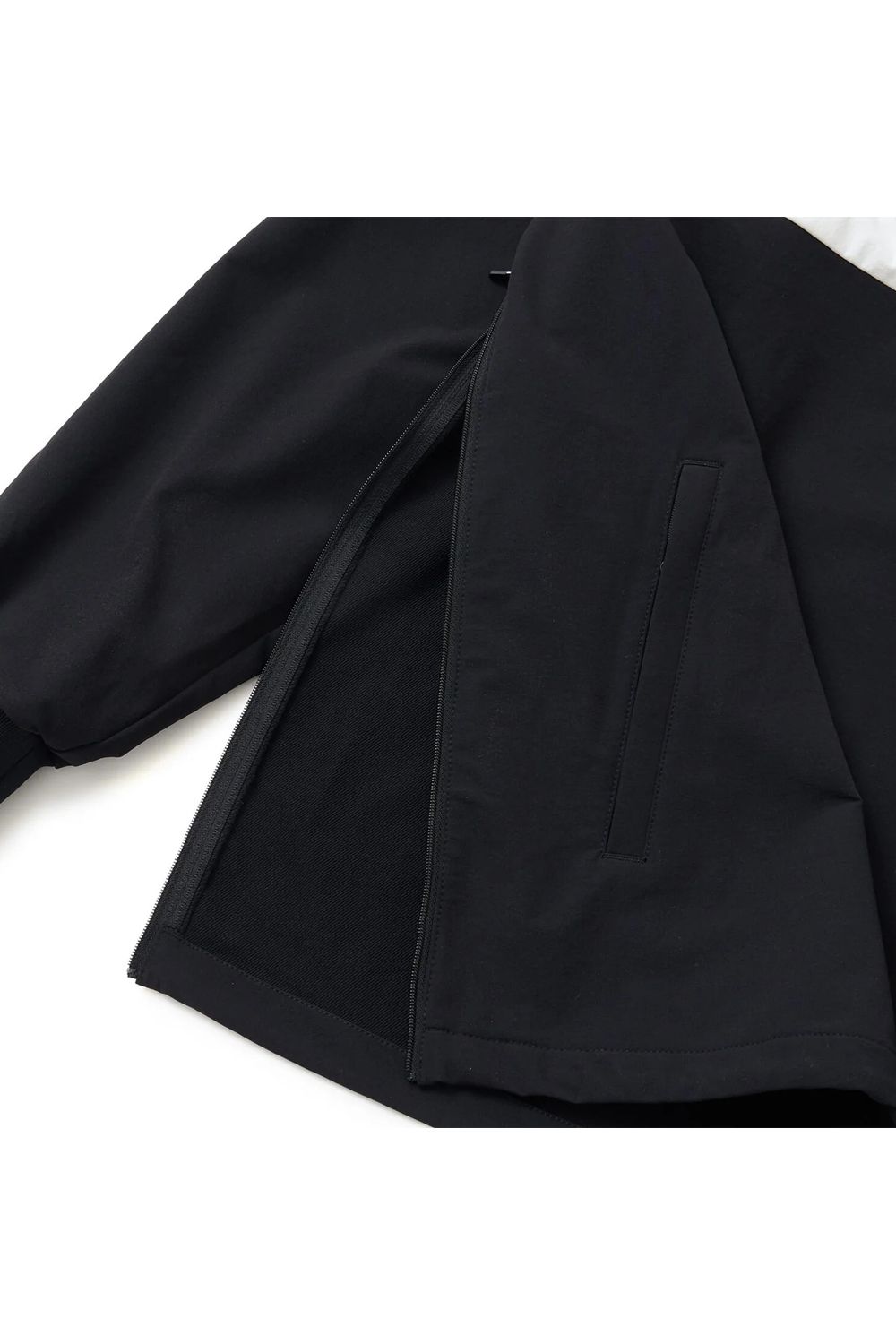 【26AW】 WB SWITCH JKT / ツートーン ブランドロゴ ナイロンジャケット (ブラック)