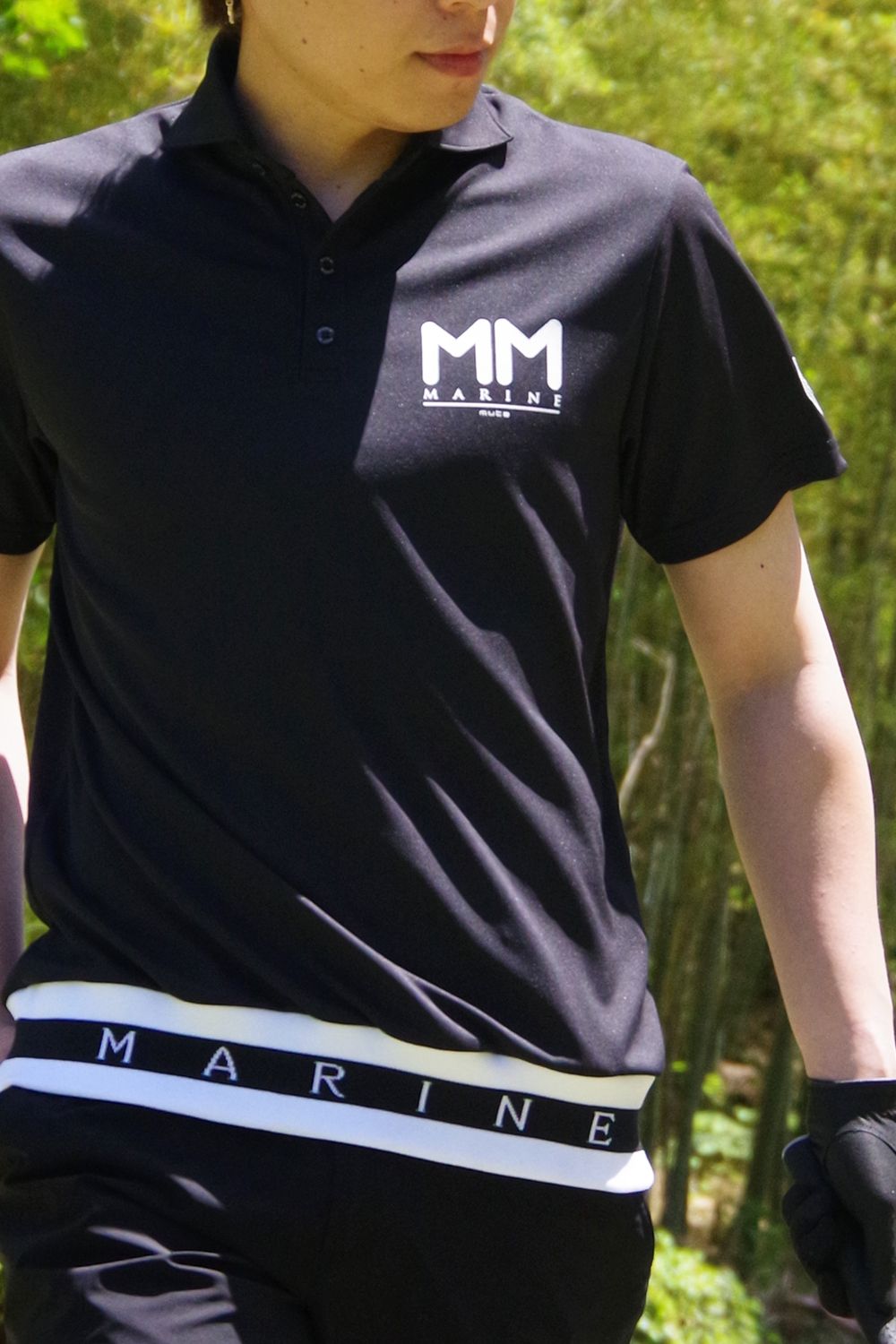 muta - 【GOSSIP GOLF限定商品】 DOCKING MARINE LOGO HEM RIB