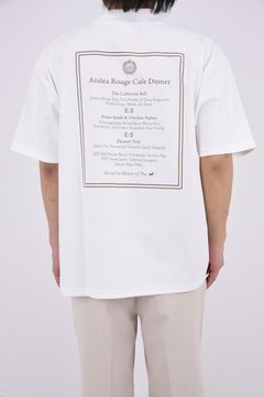 【26SS】 DVG Sol Defender MOCK NECK T / バックプリント オーバーサイズ モックネックTシャツ (ホワイト)