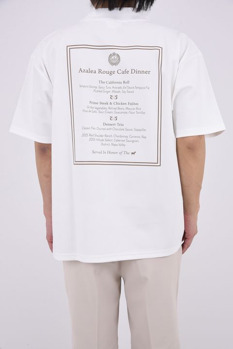 【26SS】 DVG Sol Defender MOCK NECK T / バックプリント オーバーサイズ モックネックTシャツ (ホワイト)