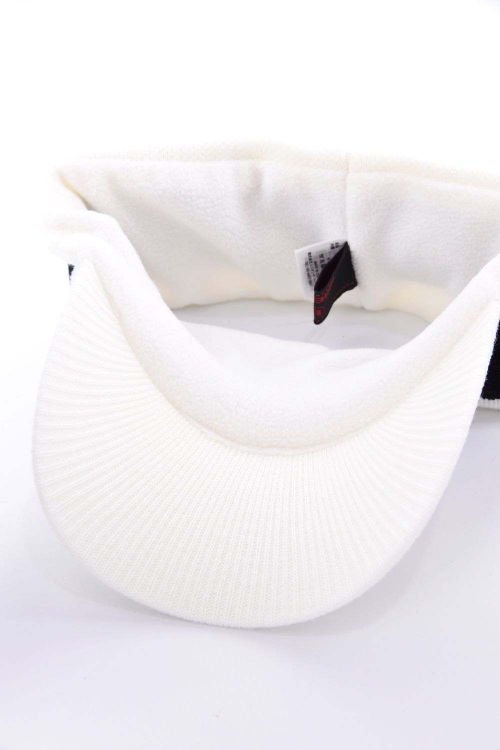 【26AW】 MEN’S KNIT VISOR / ブランドロゴ ニットサンバイザー (ホワイト)