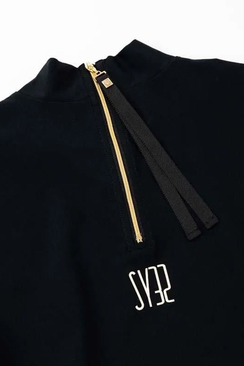 【26SS】【レディース】 BOSELLI MOCK / モックネック Tシャツ (ブラック)*