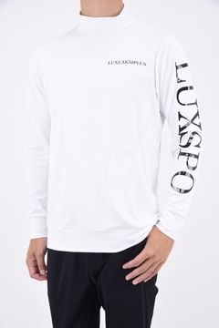 CIRCLE LOGO INNER / サークルロゴ モックネックTシャツ (ホワイト)