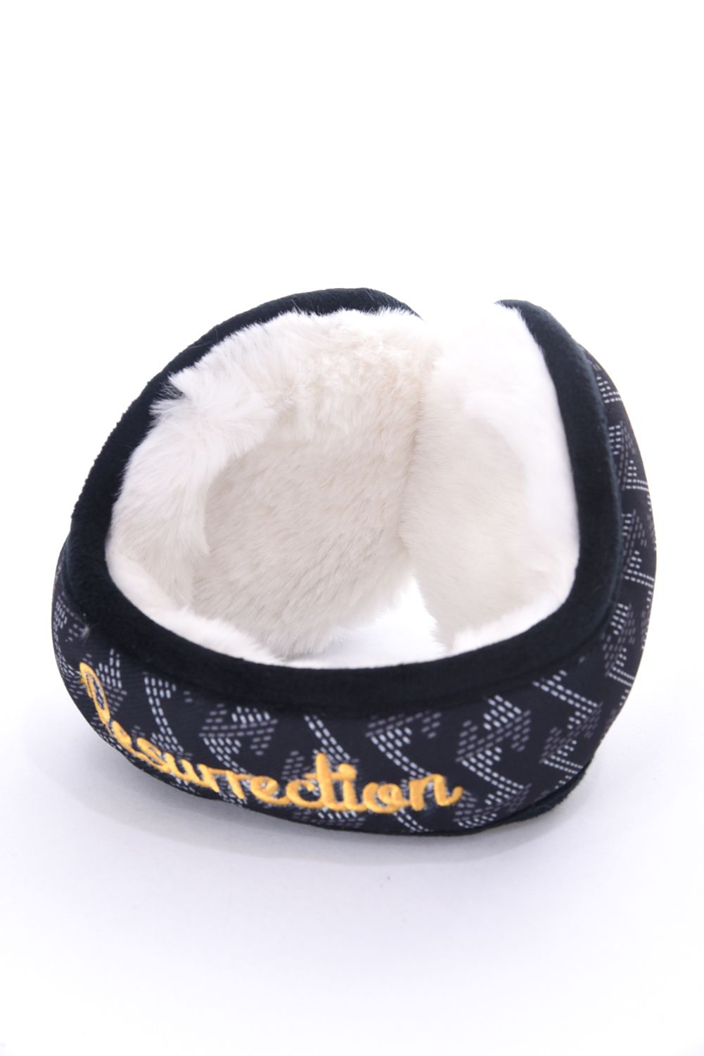 【プレゼント好適品】 GM EARMUFFS / ブランド オリジナルテキスタイル イヤーマフ (ブラック)*