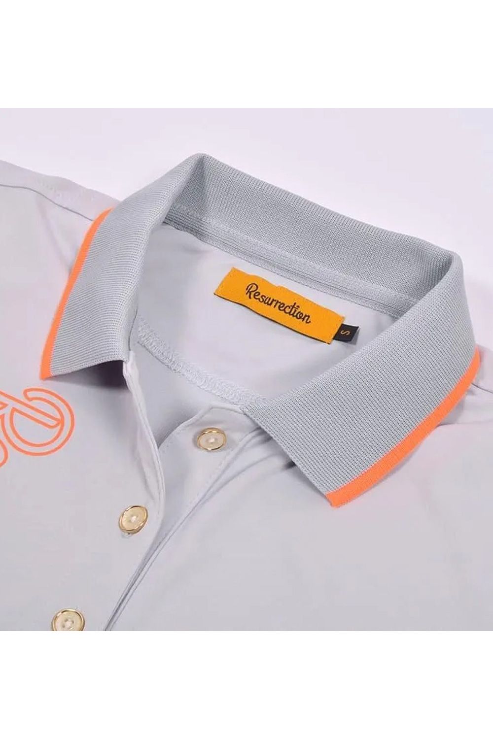 【26SS】【レディース】 NEON LOGO POLO SHIRT / ネオン ポロシャツ (グレー)*