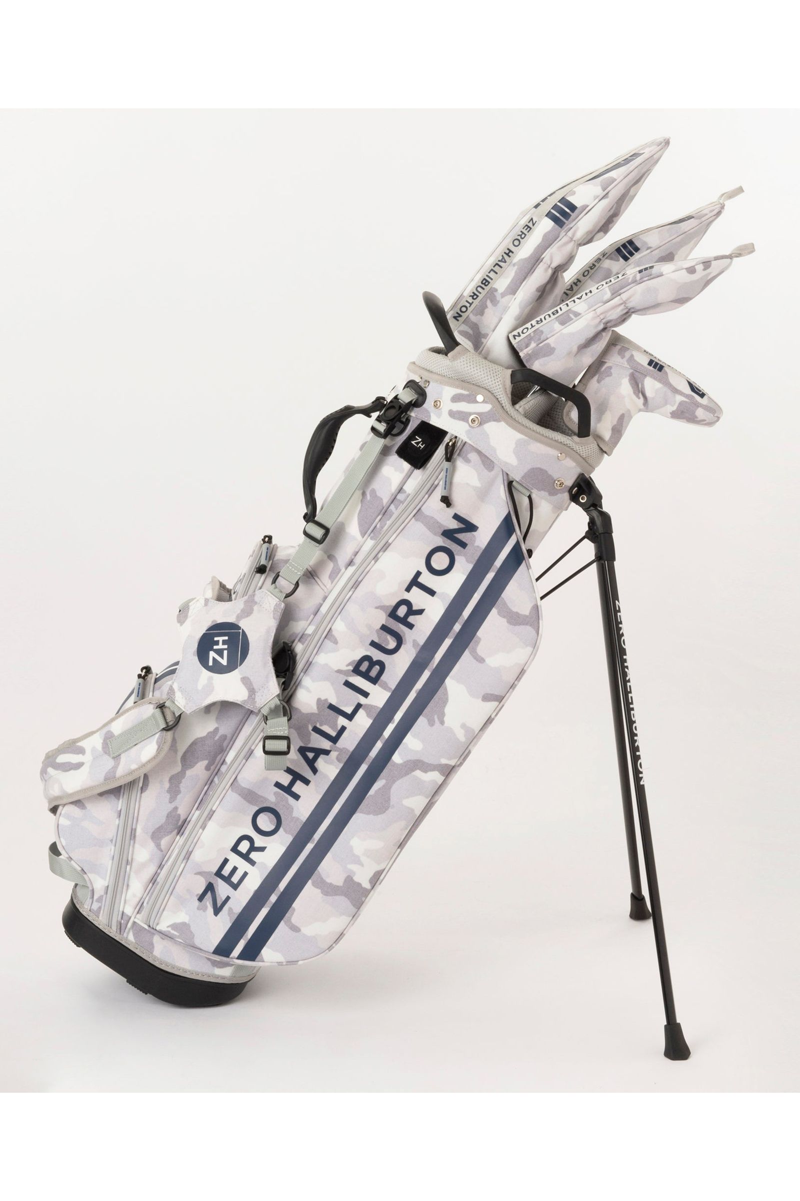 【銀行振込・代金引換不可】【返品・交換不可】【1000Dコーデュラナイロン】 Stand Bag ZHG-CB1 / スタンドタイプ キャディバッグ ホワイトカモ