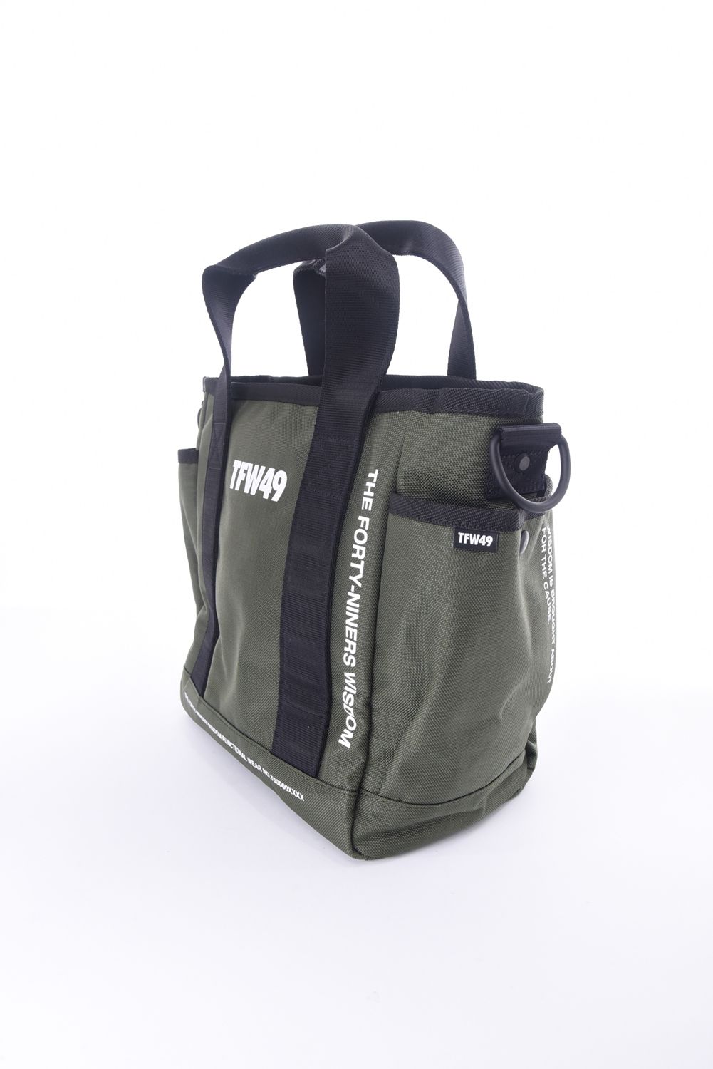 NYLON TOTE BAG SMALL / ナイロン トートバッグ スモール (カーキ)