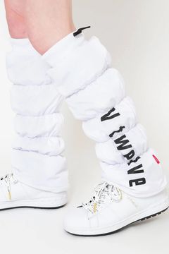 【レディース】 VL LEG WARMER / ブランドロゴ 中綿入りレッグウォーマー (ホワイト)