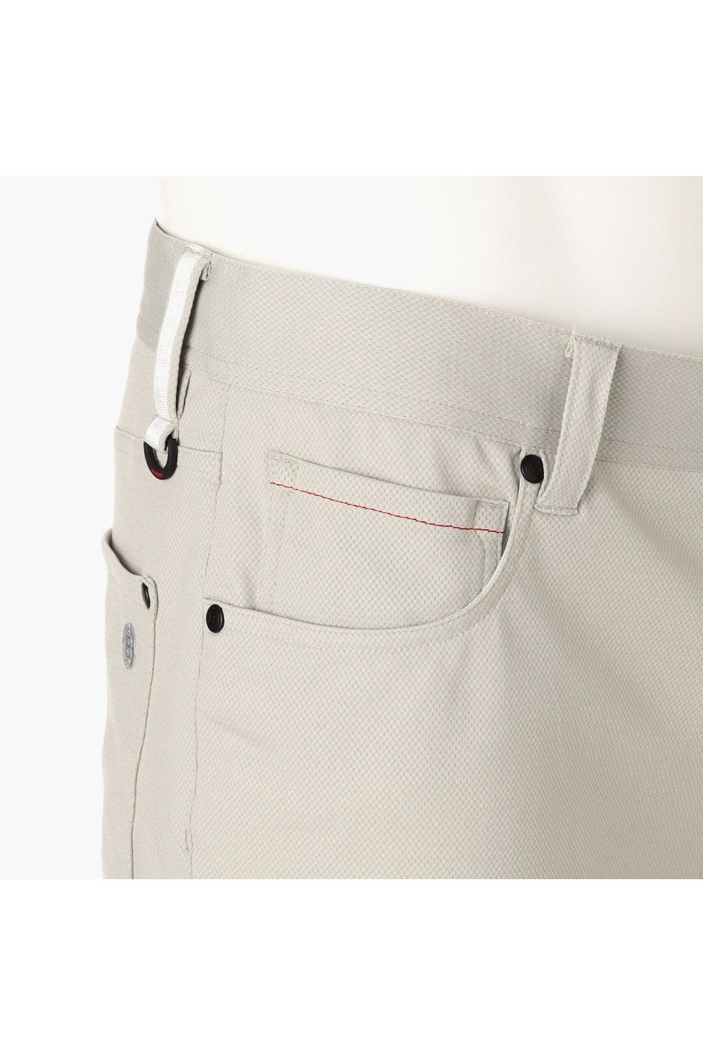 【26SS】 MEN'S MESH 5-POCKETS SHORT PANTS / トリコットメッシュ 5ポケット ショートパンツ (ライトグレー)