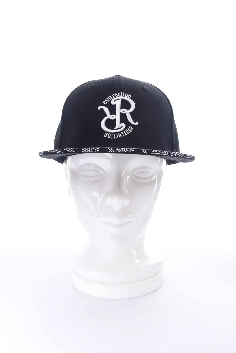 【26SS】  GM BRIM CAP FLAT / GM ブリムキャップ フラット (ブラック/ホワイト)