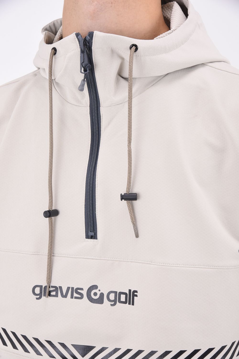 gravis golf - TRITON STORM FLEECE HOODIE / ブランドロゴプリント