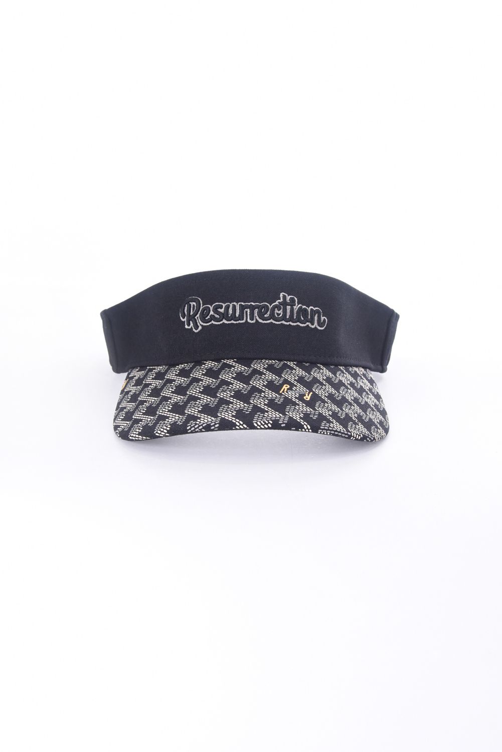 GM BRIM VISOR / ブランドロゴ刺繍 オリジナルテキスタイル サンバイザー (ブラック)