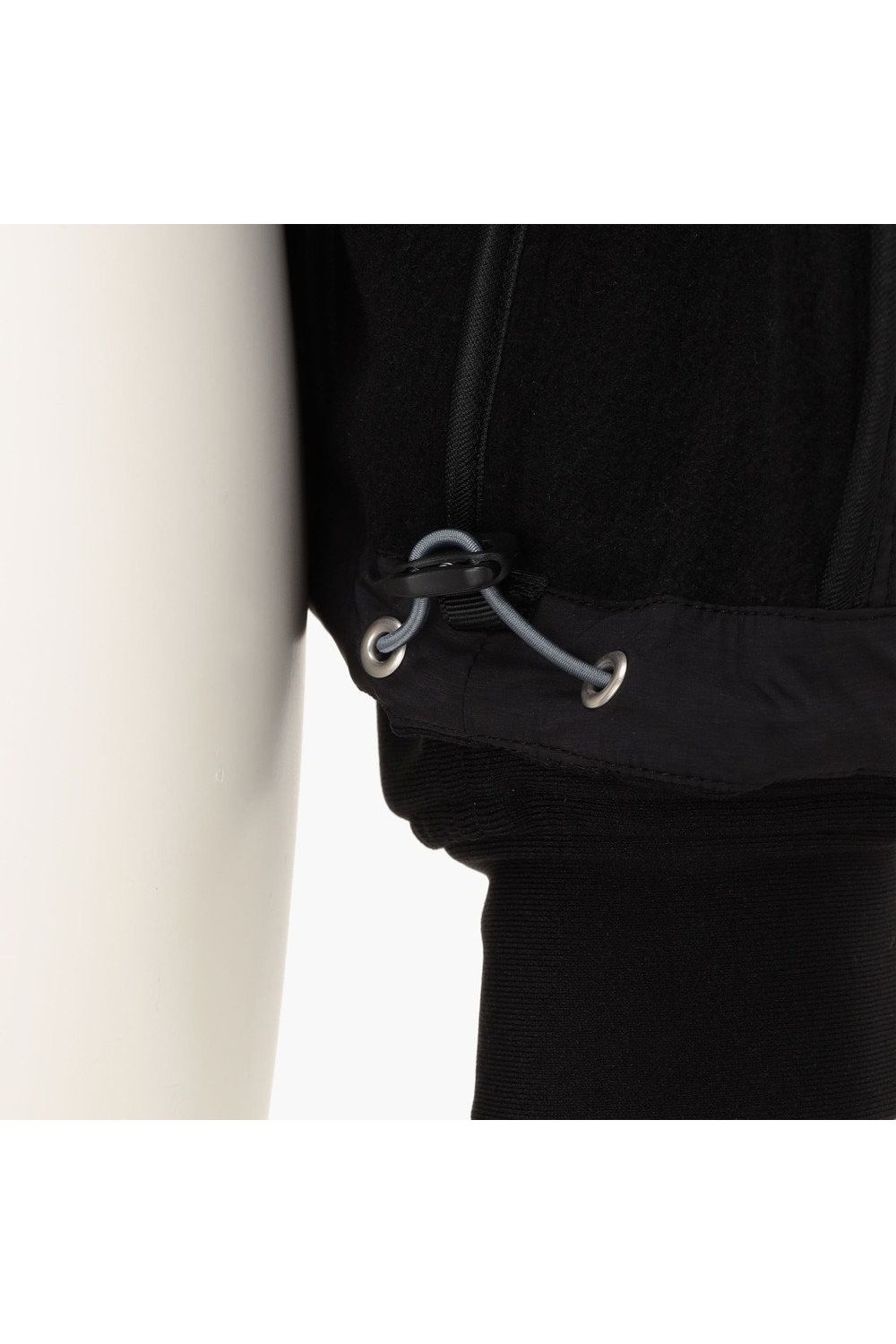 【25AW】【レディース】 WOMEN’S HYBRID DOWN PARKA / ストレッチタフタ ダイヤモンドロゴ ハイブリッドダウンジップパーカー (ブラック)