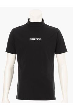 【26SS】 MEN'S TOUR HIGHNECK / ベーシック ブランドロゴ モックネックTシャツ (ブラック)
