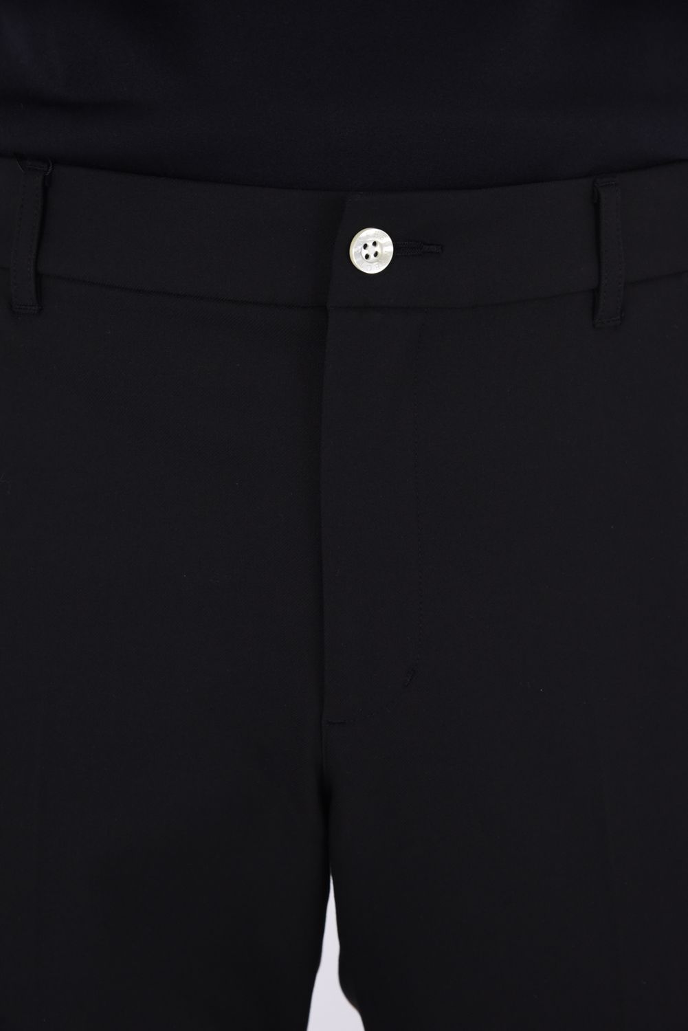 MENS SOFT THERMO LONG PANTS / 裏微起毛 ソフトサーモ ロングパンツ (ブラック)