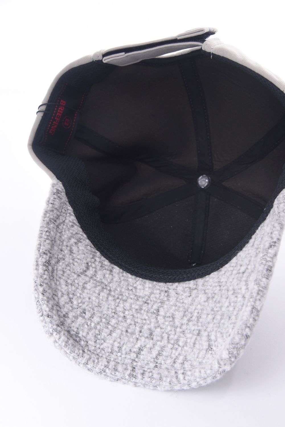 MEN’S WOOL BOA CAP / ウール混 ダイヤモンドロゴ ボアキャップ (ライトグレー)