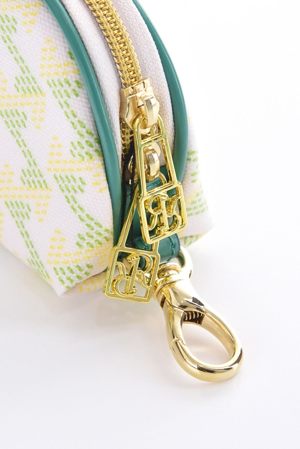 【プレゼント好適品】 KIWI PETIT (キウィ プチ)  / ブランド オリジナルテキスタイル プチ ポーチ (シトラスホワイト)*