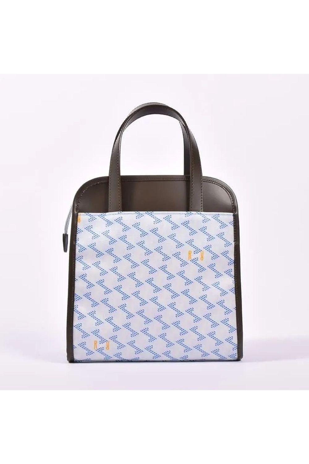 【26SS】 LANIUS TETRA (ラニウス テトラ) / ブランドオリジナルテキスタイル スリム カートバッグ (アクア)*