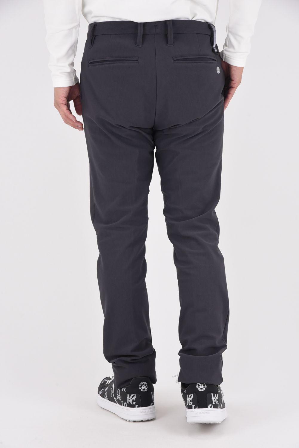 【25AW】 MEN'S WARM BASIC PANTS / ストレッチ ベーシックロングパンツ (チャコール)