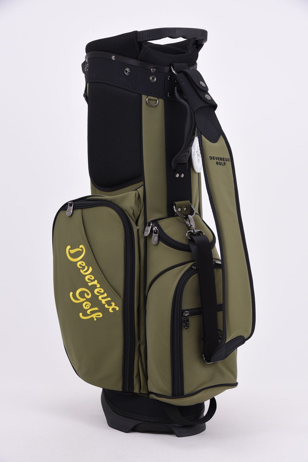 【26AW】 PIONEER TOWN Logo Assorted CADDIE BAG / ロゴアソート スタンドタイプ キャディバッグ (オリーブ)