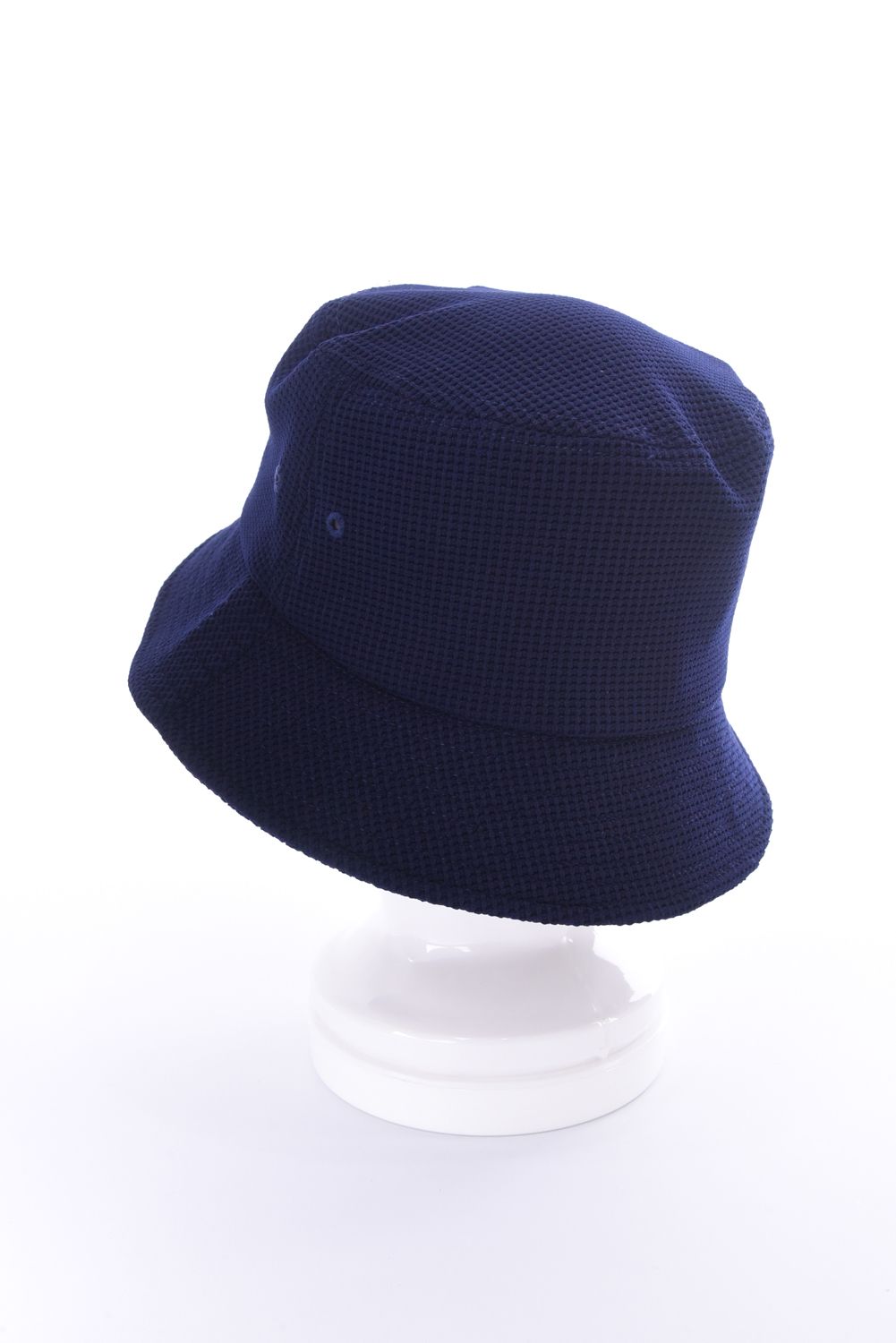 【26SS】 SILICON TAG WAFFLE HAT / シリコンタグ ワッフル バケットハット (ネイビー)*