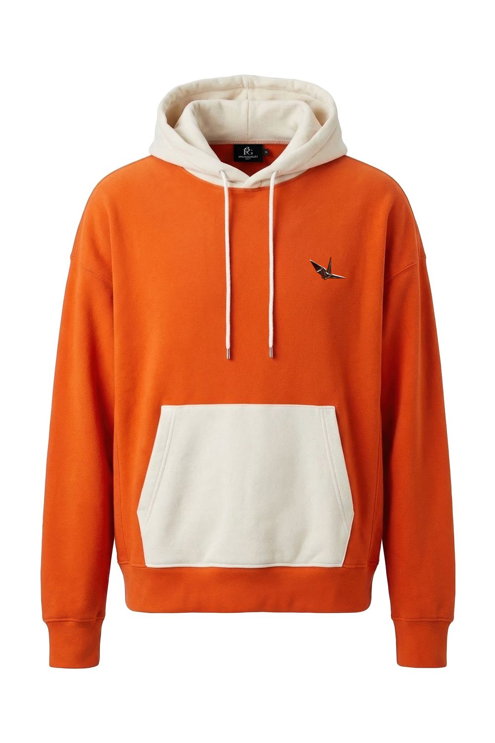 【26AW】 Fleece Hoodie / フリース パーカー (オレンジ/ホワイト) (10月入荷予定)
