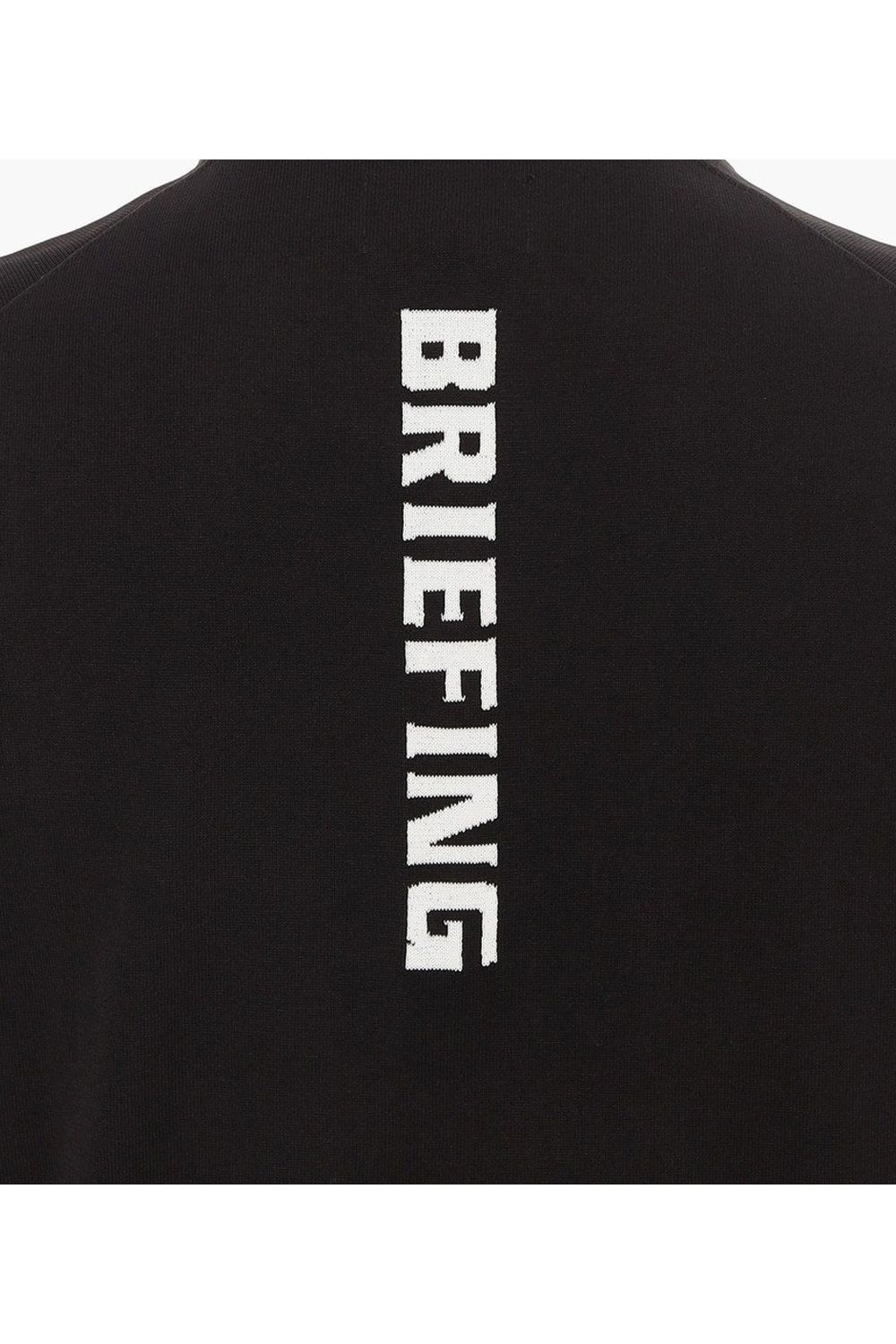 【26SS】 MEN'S WR CREWNECK KNIT VEST / 超撥水糸 ブランドロゴジャカード ニットベスト (ブラック)