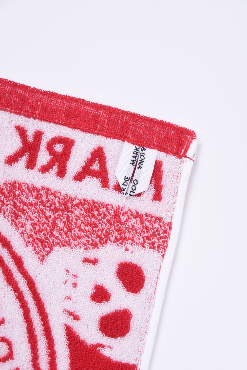MARK&LONA 【新品】マークアンドロナ スカート ピンク ロゴ総柄