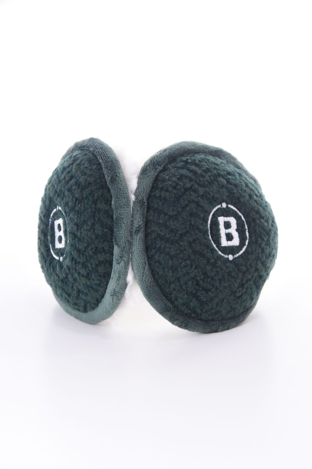 WOOL BOA EAR MUFF / ウール ボアイヤーマフ (フォレストグリーン)