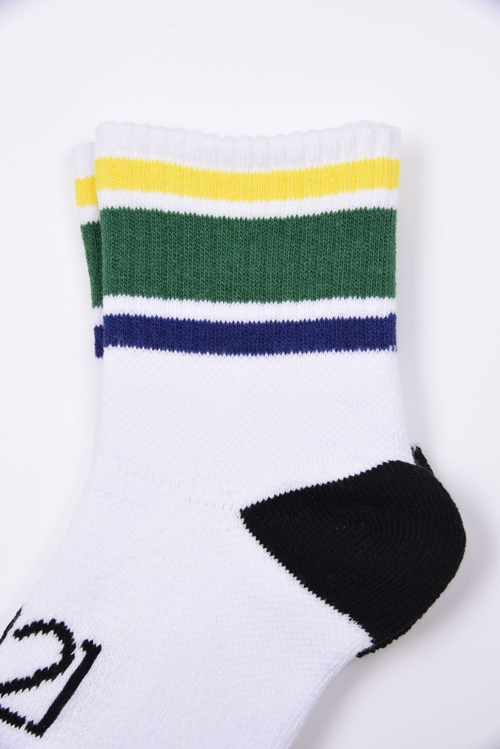 【26AW】【レディース】 COLOR MID SOCKS_WM / カラーライン ミドルソックス (グリーン)