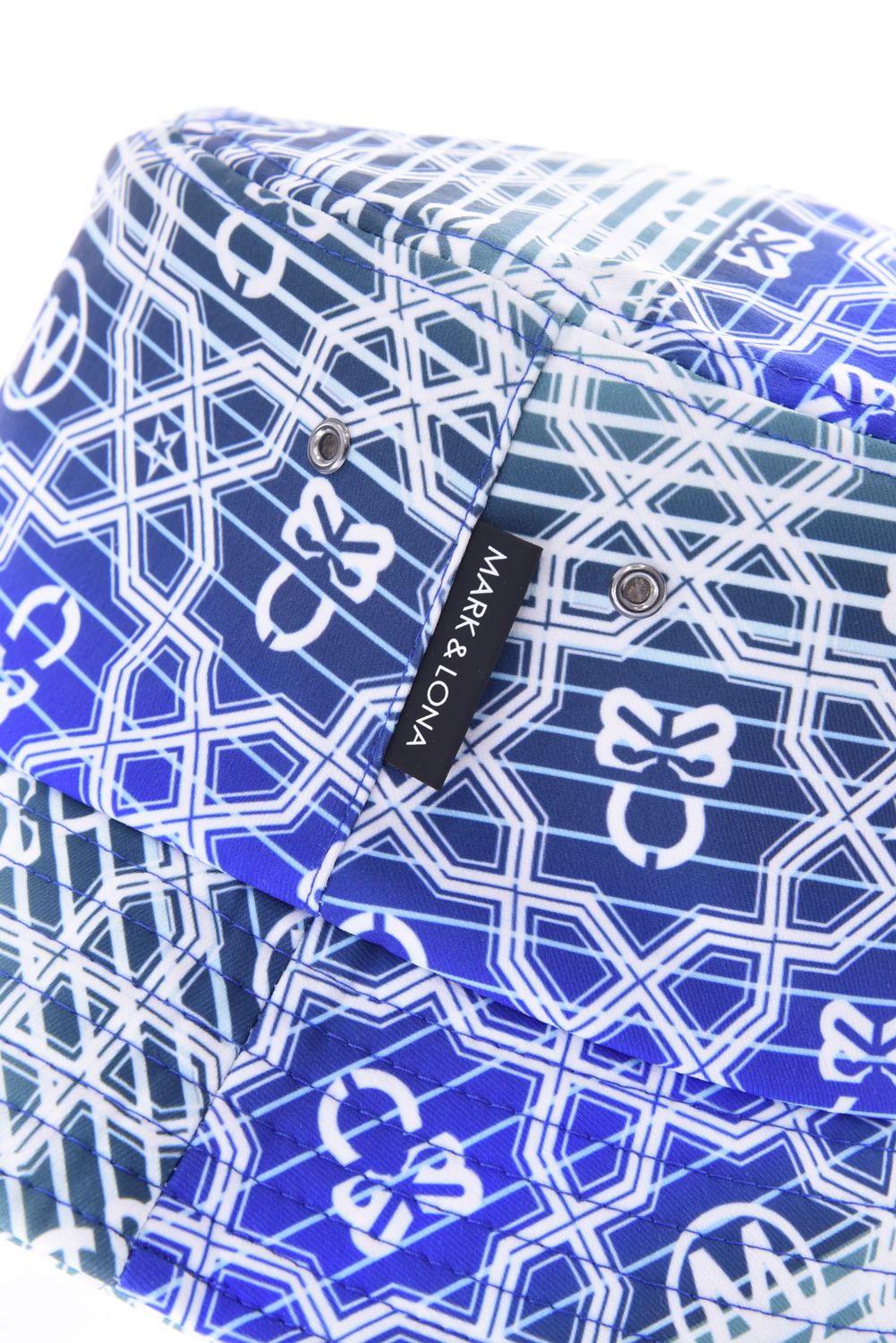 【26SS】 DOMINANT BUCKET HAT / ジオメトリックパターン総柄 バケットハット (ブルー)