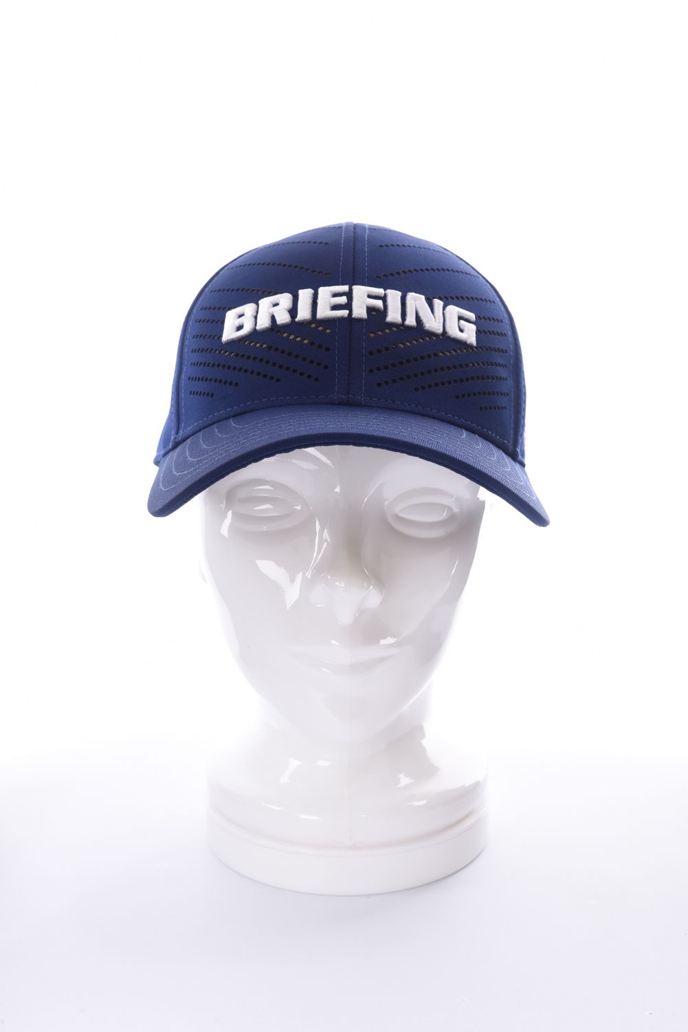 BRIEFING - MENS PUNCHING MESH CAP / ロゴ刺繍 パンチングメッシュ 