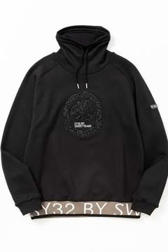 【レディース】KARUISI WIDE NECK / プリント ワイドネック (ブラック)