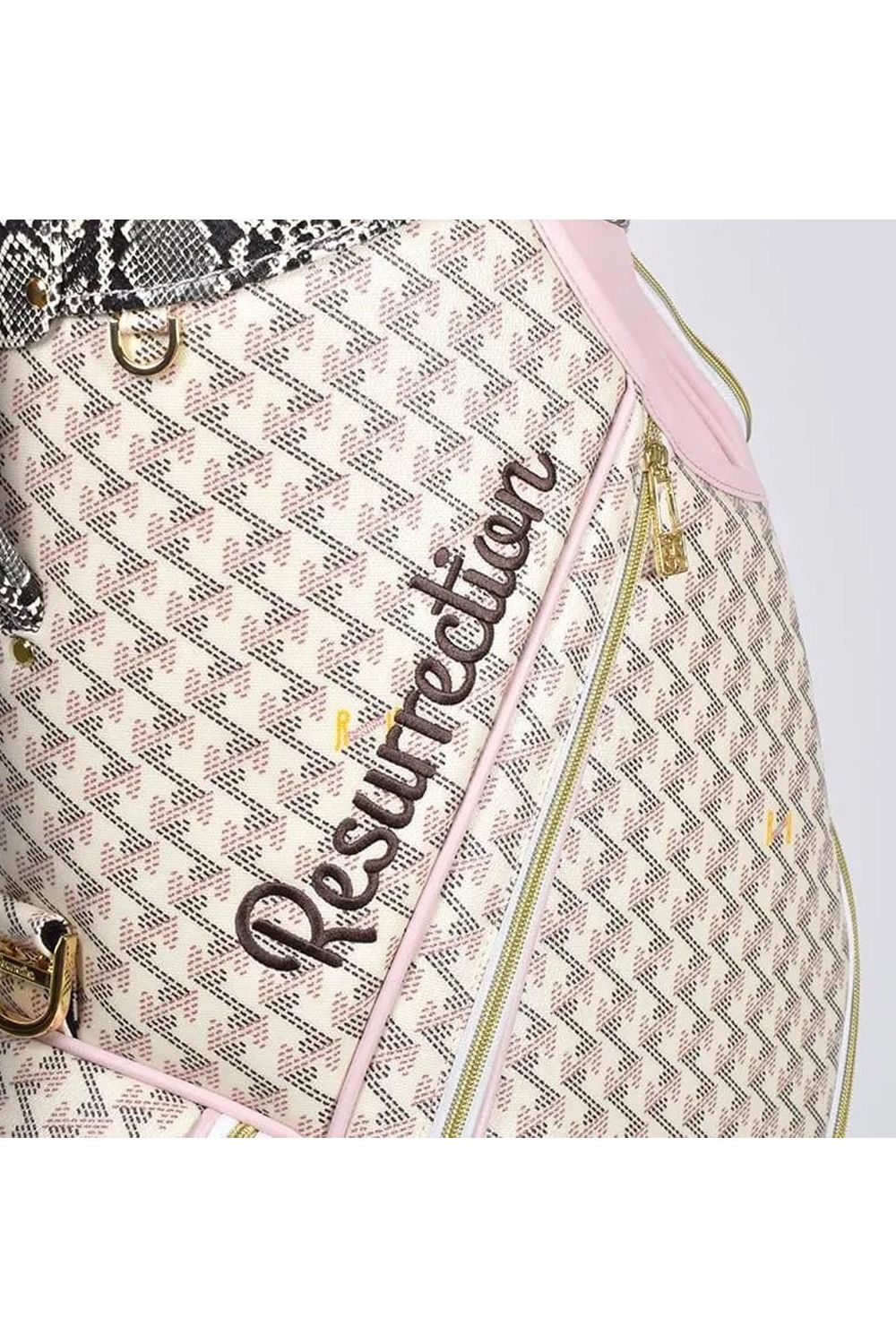 【銀行振込・代金引換不可】【返品・交換不可】【金田久美子プロモデル】 ORIOLA Pro (オリオラ プロ)  / カートタイプ キャディバッグ （パイソン）*