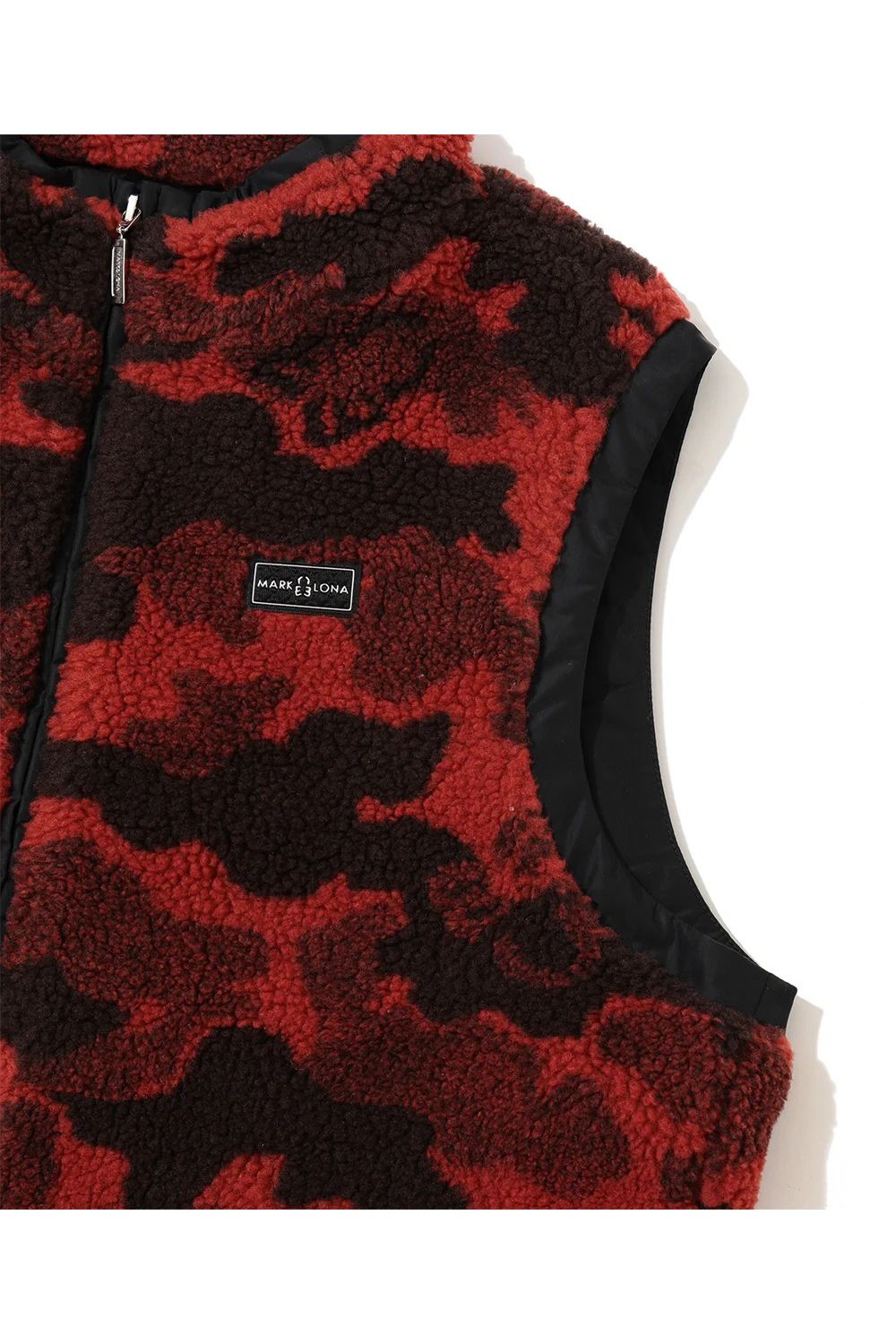 【2026AW 木村拓哉さん着用】 MERCURY CAMO BOA FLEECE VEST / カモフラジャカード ボアフリースベスト (ブラウン)