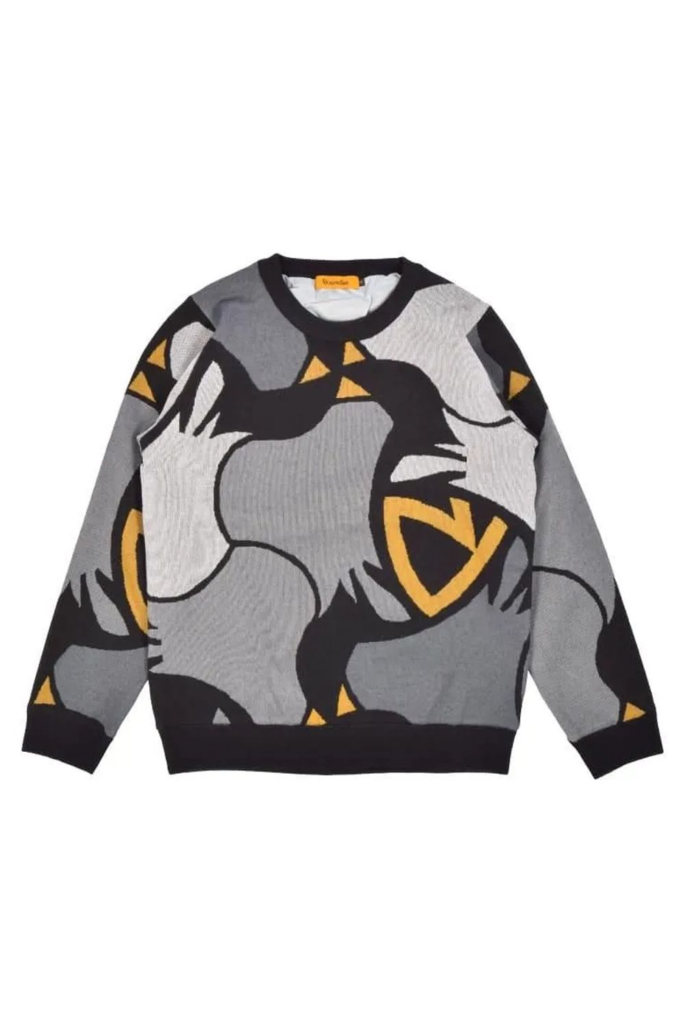【26AW】【レディース】 AIRSHUT BIRDSTILE KNIT / エアシャット バーズタイルニット (ブラック/オフホワイト)*