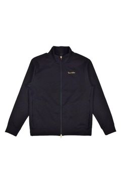 【26AW】 JACQUARD STAND COLLAR JACKET / ジャガード スタンド カラージャケット (ブラック)*