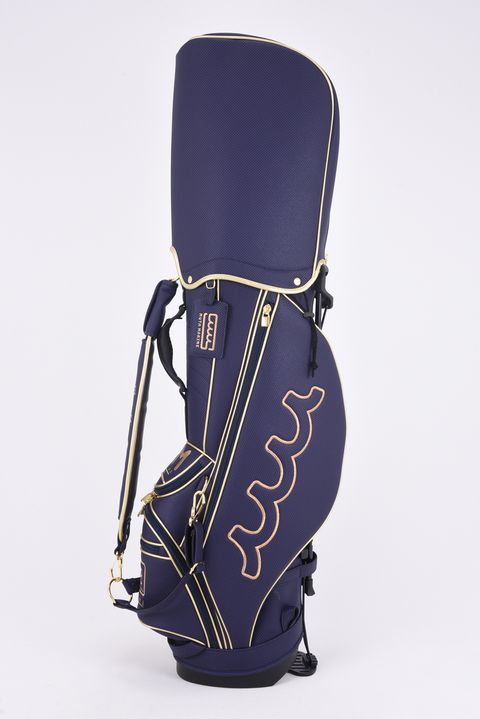 【銀行振込・代金引換不可】【返品・交換不可】 CONTINUA PUNCHING ETHICAL LEATHER ANCHOR CADDY BAG  / パンチングエシカルレザー アンカー キャディバッグ (ネイビー)