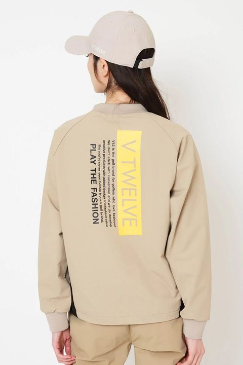 【25AW】【レディース】 ALM JKT / バックプリント ジャケット (ベージュ)